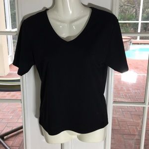 4 for $12 - NY & CO Black v-neck short sleeve sm